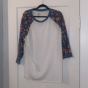 NWT Disney Parks Orange Bird Raglan Tee